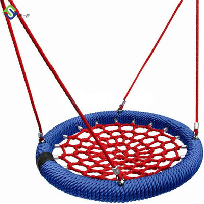 Im Freien des Kindervogel-Nest-Korb-Spielplatz-Nettoschwingen-100cm besonders angefertigt