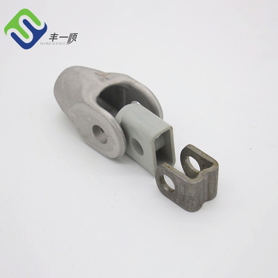 16mm Spielplatz-Seil-Verbindungsstück-silberne Aluminiumseil-Falz-Verbindungsstücke