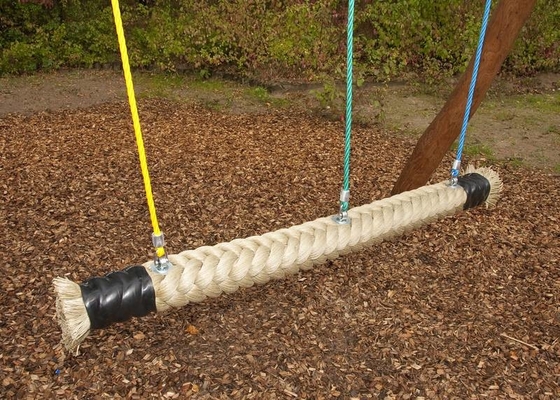 Polyester-Seil der Hanf-Farbspielplatz-Drehbrücke-150mmx2.5m für Kinder