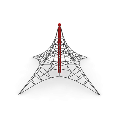 Pyramide Playset kundenspezifische kletternde Netto-8x8x6m für Spielplatz-Ausrüstungen