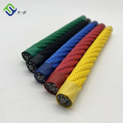 Kundengebundenes Strang Polyester-Spielplatzkombinationsseil der Farbe 6
