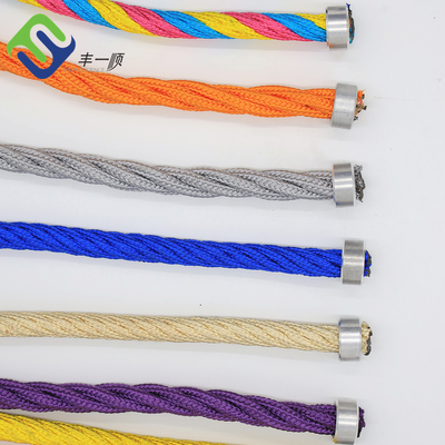 6 Strang-kletterndes Spielplatzgeräte-Seil-Kombinations-Seil 16mm