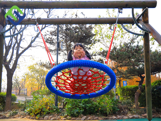 Hängender netzförmiger Kindererlebnispark des Seat-Spielplatz-Nettoschwingen-100cm 120cm