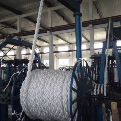 60mm 8 Strang-Borten-Seil Marine Hawser Yacht Mooring Lines für Schiff