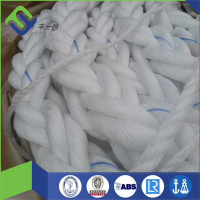 60mm 8 Strang-Borten-Seil Marine Hawser Yacht Mooring Lines für Schiff