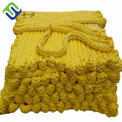 Sich hin- und herbewegendes Strang Uhmwpe-Seil HMPE-Liegeplatz-12 flocht Marinesoldaten 28mm - 96mm