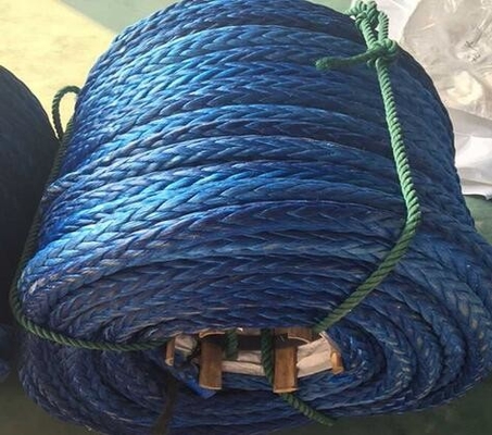 ätzende beständige Kreuzschiff-Festmacher Uhmwpe 29mm 8 Strang-Schiffstau