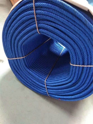 6 kern-Polyester-Kombinations-Spielplatz-Drahtseil des Strang-16mm Stahl