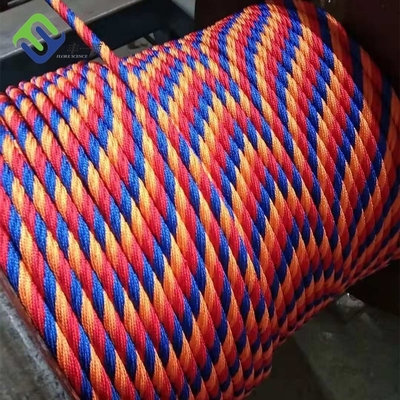 Buntes 16mm 6 Strang-Torsion pp. Multifilament-Kombinations-Seil für Bergsteiger