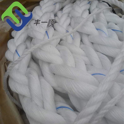 46mm 8 Seil-Polypropylen weiße Marine Rope For Mooring Ship des Strang-pp.