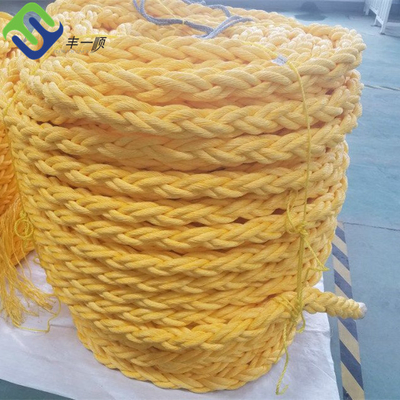 Sich hin- und herbewegendes Seil Marine Mooring Polypropylene Braided Rope des Schiffs-8 des Strang-pp.