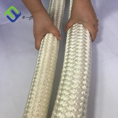 Doppeltes flocht Nylon-Strang-Seil Marine Mooring Ropess 12 für große Schiffe