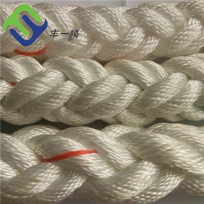 Strang des langlebigen Gutes 44mm des Polyester-8 flocht Marine Mooring Rope For Towing-Schiffs-Schiff