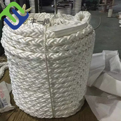 Strang-Polyester-Seil-niedrige Verlängerung Marine Ship Mooring Rope 52mm Durchmessers 8