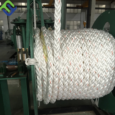 Strang 8 flocht Marine Polyester Fiber Rope 48mm mit kundengebundener Farbe