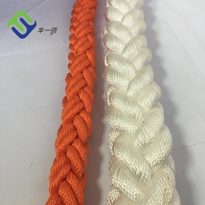 Strang 8 flocht Marine Polyester Fiber Rope 48mm mit kundengebundener Farbe