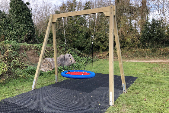 Hochwertige 100cm 120cm Gemütliche Vogelnest Schaukel für Entspannung und Spiel