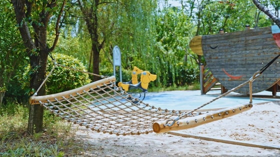 Die Kinder fangen Baum-Spielplatz-Hängematten-Schwingen-Seil TUV im Freien bescheinigt