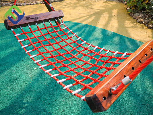 Spielplatz im Freien verstärkte Seil-Hängematten-Baum-Hängematte 150cm x 80cm