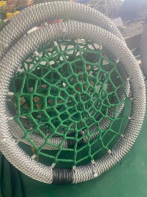 High Grade Classic Style Red Blue Bird Nest Swing for Playground with 120cm Dia and 500kg Capacity