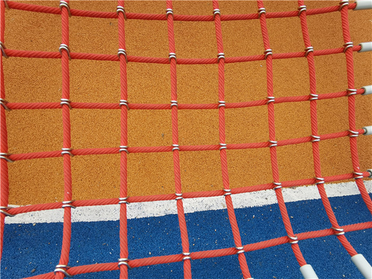 Kubikseil-Netz-fertigte kletterndes Spielplatzgeräte-Netz Farbe für Kinder besonders an