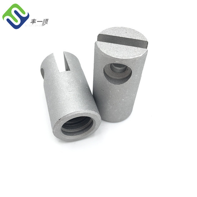 Kletternde Netto- Aluminium-6063 Seil-Schnallen des Spielplatz-Seil-Verbindungsstück-16mm