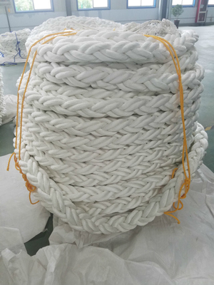 Hochspannbarkeit 8 Stränge geflochtenes Floating Polypropylen-Lagerseil PP Marine Seil 28mm-96mm mit mehreren Farben