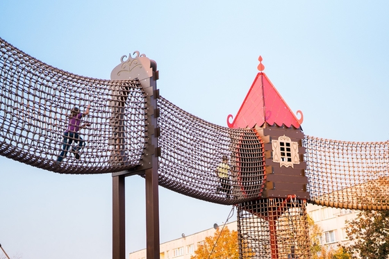 Durchmesser 16 mm Spielplatz-Kombinations-Seiltunnel für spielende Kinder