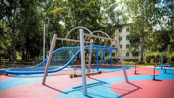150mmx4 misst Spielplatz-Seil-Brücke mit Kombinations-hängendem Seil