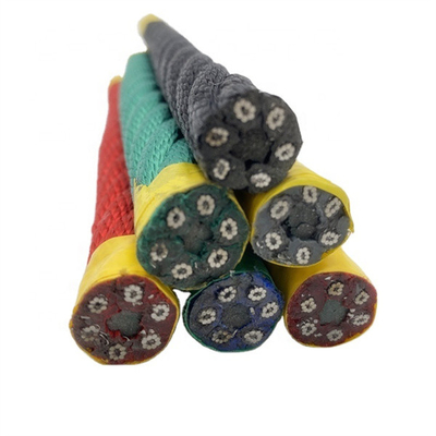 6 Strang 16 mm PP Stahldrahtkern Kombinationsseil für Spielplatz Kletternetz