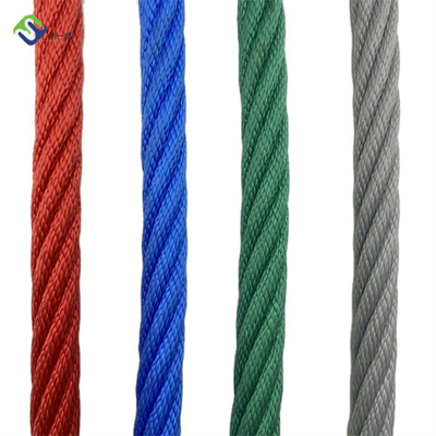 6 Strang 16 mm PP Stahldrahtkern Kombinationsseil für Spielplatz Kletternetz